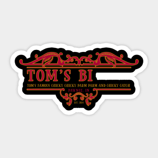 Tom's Bi...stro Sticker